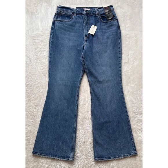 NWT Levi's Premium 70’s High Flare Jeans in Sonoma Walks - Light Wash, Size 32 - Picture 12 of 16
